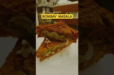 BOMBAY MASALA | Easy, Quick & Healthy Breakfast/Snack | Brown Bread, Aloo and Pudina #shorts