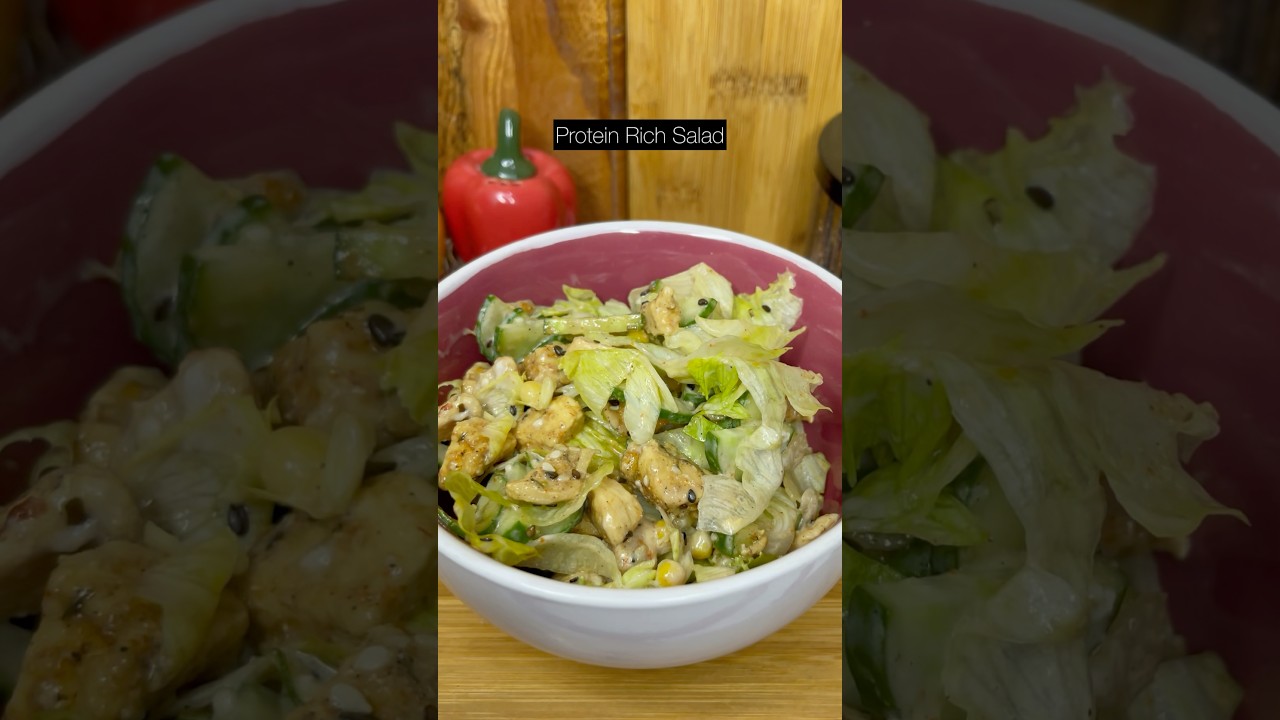 High Protein Salad | Low Calorie Healthy Meal | High Protein Salad | Low Calorie Healthy Meal |