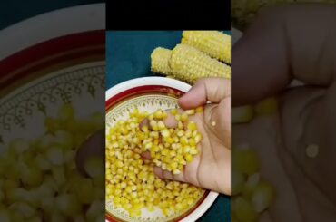 Sweet Corn Chaat Recipe | Healthy & Tasty Street Food Style | Easy Corn Chaat at Home