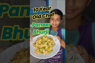 My Son's First Attempt at Paneer Bhurji | Quick Paneer Recipes