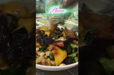 CHICKEN & PEACH SALAD#healthy #hindufestival #healthysaladforweightloss