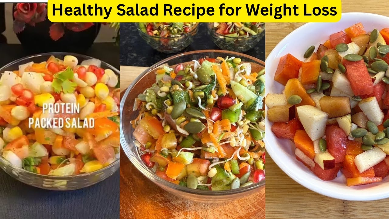Healthy Salad Recipe for Weight Loss | Protein Rich Salad | How to Make Healthy Salad Recipe Healthy Salad Recipe for Weight Loss | Protein Rich Salad | How to Make Healthy Salad Recipe