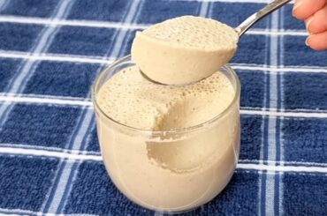 Only 3 INGREDIENTS! Delicious and Healthy - NO SUGAR, NO CREAM, NO CONDENSED MILK - Quick and Easy