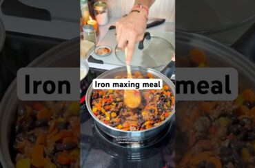 My go-to iron maxing meal, recipe in the comments :) #iron #irondeficiency #healthydinner