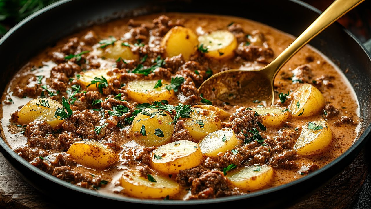 I’ve Never Eaten Ground Beef and Potatoes This Delicious! The Most Simple Dinner Recipe! I've Never Eaten Ground Beef and Potatoes This Delicious! The Most Simple Dinner Recipe!