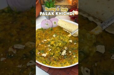 Palak Khichdi Recipe - Very Comforting and Healthy Khichdi recipe #khichdi #palak #spicy #healthy
