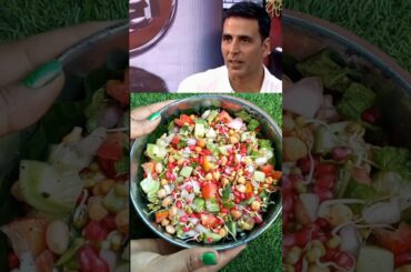 Akshay Kumar's Favourite Healthy Salad #healthy #akshaykumar #shorts #trendingfood
