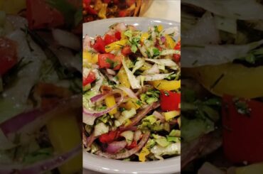 Fresh Salad for Weight Loss. Quick & Healthy #weightloss #salad #asmr