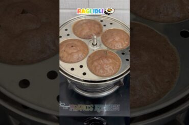 Healthy Breakfast Recipe | Ragi Idli #shorts #youtubeshorts #tiktokers