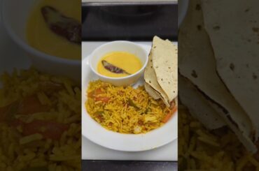 masala rice with kadhi #food #healthy #recipe #cooking #indian #quick #rice#kadhi #kadhirice#dinner