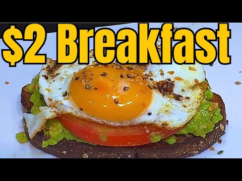 Cheap & Healthy: $2 Avocado Toast and egg on Wheat Bread | weight loss recipe Cheap & Healthy: $2 Avocado Toast and egg on Wheat Bread | weight loss recipe