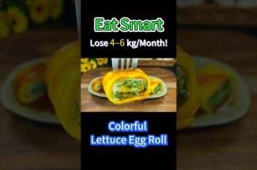 The Most Beautiful Egg Rolls ( Low-Calorie! )