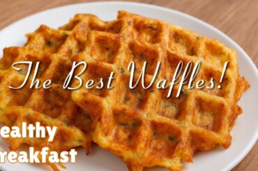 Healthy Breakfast Ideas | Easy Potato Waffles Recipe | Breakfast for Weight Loss (No Diet Needed!)