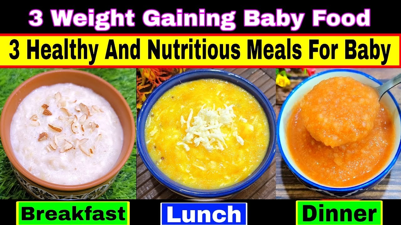 Weight Gaining Baby Food Recipes For 1-5 Years | Brain Development | Healthy Food Bites Weight Gaining Baby Food Recipes For 1-5 Years | Brain Development | Healthy Food Bites