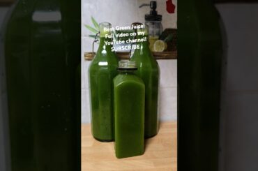 Best Green Juice Recipe! #greenjuice #shortvideo #healthy #shorts
