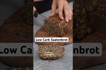 Low Carb Saatenbrot ohne Mehl - gesundes, glutenfreies Brot backen #mrsflury