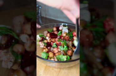 Easy Lunch Ideas #healthy #chickpeas  #salad  #recipe #5minrecipe #food #viralvideo