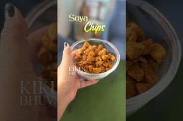 10 Mins #BakedSoyaChips. Crunchy, Spicy, #GuiltFree #HealthySnackIdeas #5MinSnackIndia #QuickSnack