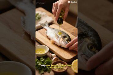 Grilled Tilapia with Brown Rice and Zucchini Heart-Healthy Dinner Recipe #food #fish