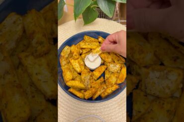 Sweet Potato Wedges for Weight Loss | Healthy Snack Recipe #youtubeshorts