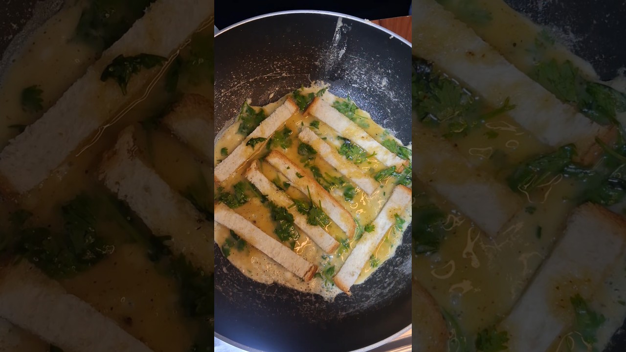 Quick egg bread #shorts #eggs #bread #food #asmr Quick egg bread #shorts #eggs #bread #food #asmr