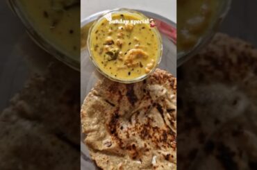 Sunday Lunch Special | Kadhi Pakora Recipe | healthy Multigrain roti #Shorts #teacherlife