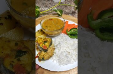 Today's Healthy Lunch Plate Idea | Fish and Rice #healthyeating