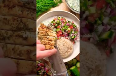 Mediterranean Vegetarian  Recipe Healthy lunch idea for weight loss #weightloss #lunch
