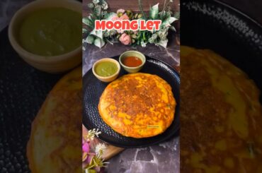 Healthy Breakfast moong chilla recipe #shorts