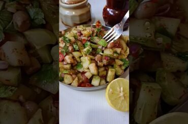 weight lose || Cucumber Salad Recipe in Telugu.#salad #healthy #youtubeshorts