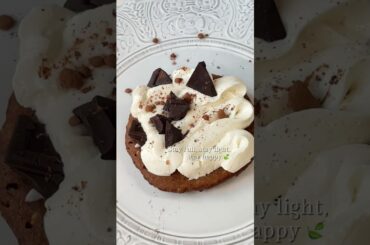 [High Protein Dessert #3] Healthy Chocolate Cookie Recipe ! 21g Protein Lowcarb Dessert