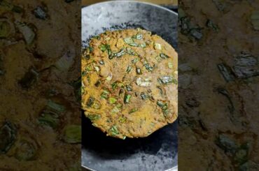 green onion thalipith recipe healthy breakfast recipe # #recipe #cooking #shortvideo #shortsfeed