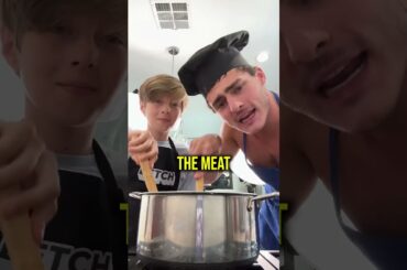 @itsQCP  Makes A Lasagna Sandwich With @cookingwithkian!