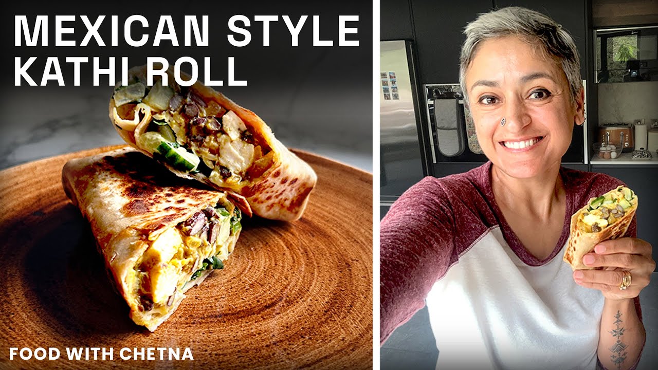 Easy & Healthy Paneer Kathi Rolls (Mexican-Inspired Lunch) | Chetna Makan Easy & Healthy Paneer Kathi Rolls (Mexican-Inspired Lunch) | Chetna Makan