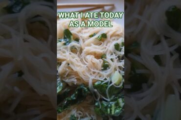 what i ate today as a model | no. 3