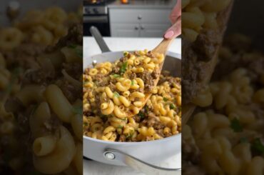 Healthier hamburger helper