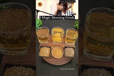 3 Morning Magic Drink for PCOD Diabetes & Glowing Skin #shorts