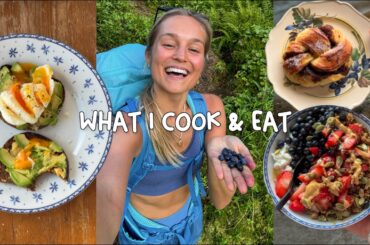 food i eat to feel healthy & happy :) home vlog!