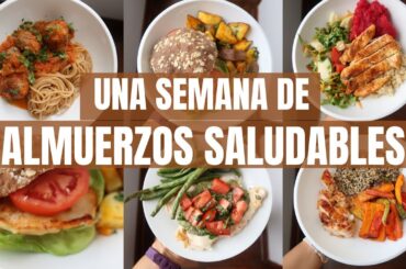 UNA SEMANA DE ALMUERZOS SALUDABLES | Michela Perleche