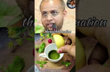 vinamra sagar ji maharaj's viral liver detox pudina recipe #shorts #health #recipe #ytshorts #trend