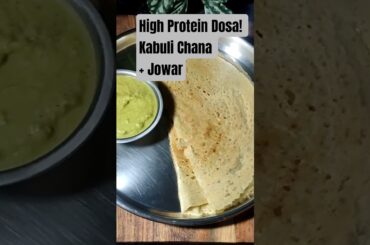 Kabuli Chana Jowar Dosa | High Protein | Weight Loss Breakfast