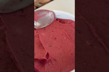 How to Make Healthy Blackberry Raspberry Banana Ice Cream in 1 minute | Easy summer recipe