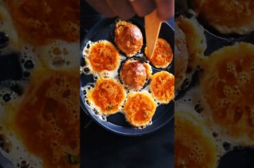 Muttai paniyaram recipe | Egg paniyaram  | Healthy breakfast recipe | D's kitchen #shorts