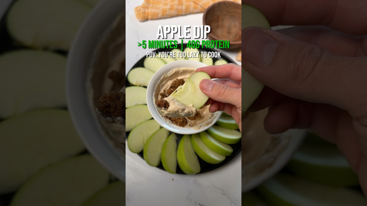 High protein apple dip High protein apple dip