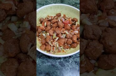 Soy-mato salad (recipe in the comment section) #youtubeshorts #healthysalad #trending #food #sorts