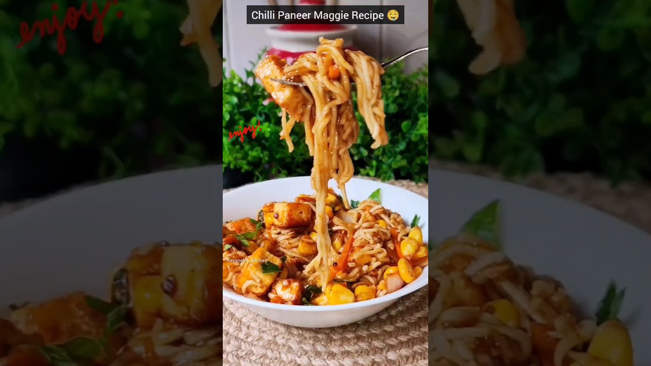 Chilli Paneer Maggie Recipe | Quick & Easy Recipe | #recipe #maggirecipe #shorts #healthysnacks Chilli Paneer Maggie Recipe | Quick & Easy Recipe | #recipe #maggirecipe #shorts #healthysnacks
