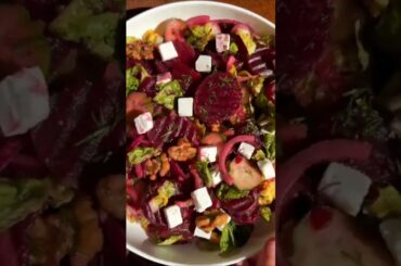 Beetroot Salad for Weight Loss | Healthy & Easy #Beetroot #salad #weightloss #asmr