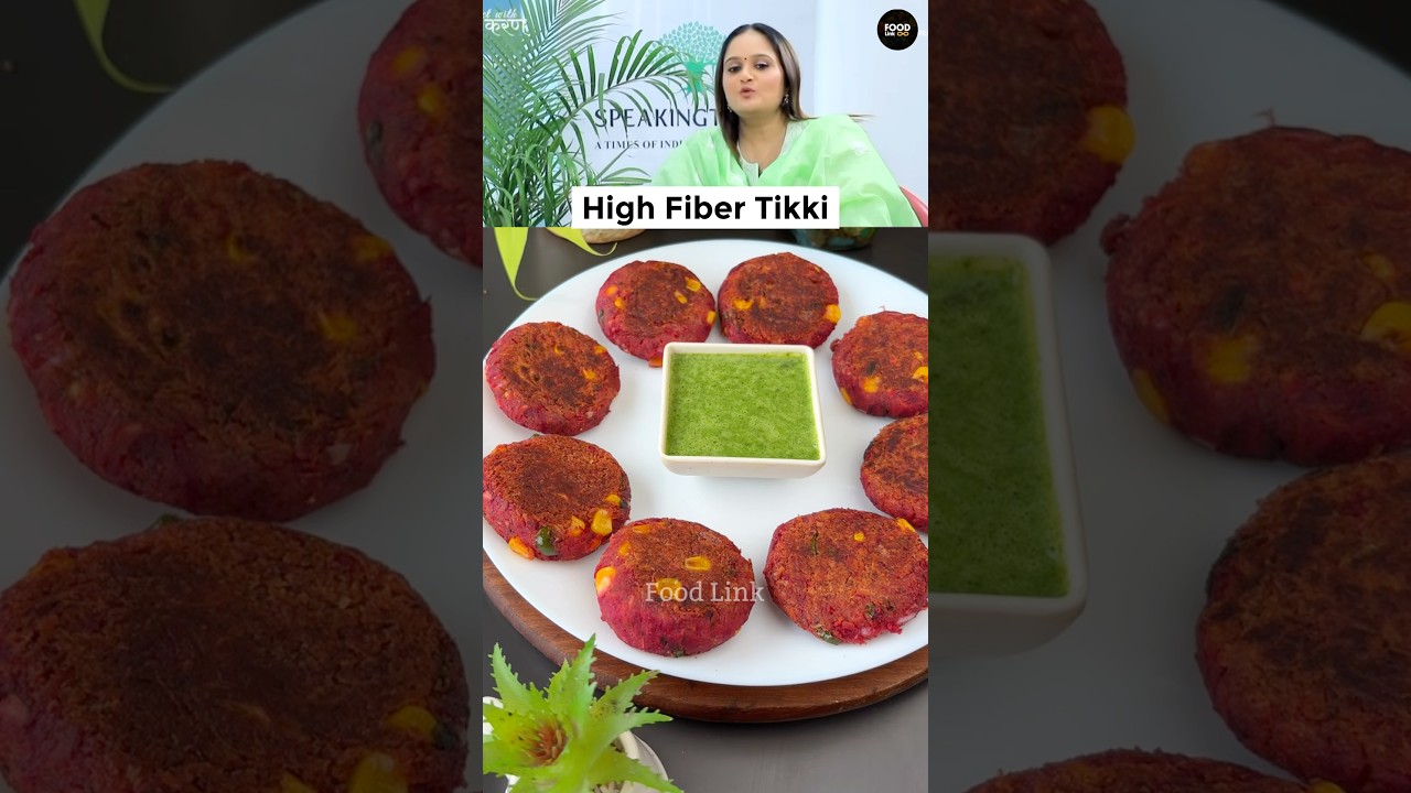 Healthy High Fiber Tikki Recipe #shorts Healthy High Fiber Tikki Recipe #shorts