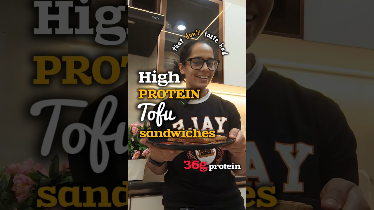 High protein tofu sandwich | 36g Protein | #vegprotein #tofurecipes #highprotein High protein tofu sandwich | 36g Protein | #vegprotein #tofurecipes #highprotein