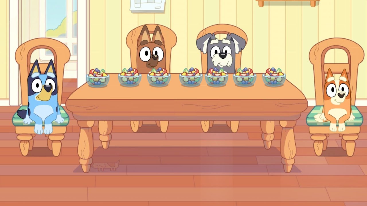 Bluey: Fruit Salad Recipe & Healthy Breakfast at Home || Gameplay 08 Bluey: Fruit Salad Recipe & Healthy Breakfast at Home || Gameplay 08